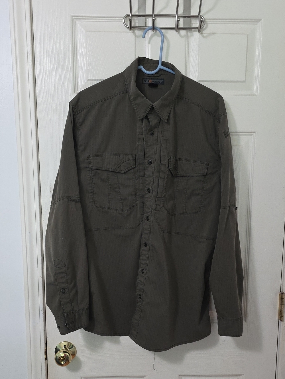 5.11 Tactical Olive Button-Down Utility Shirt